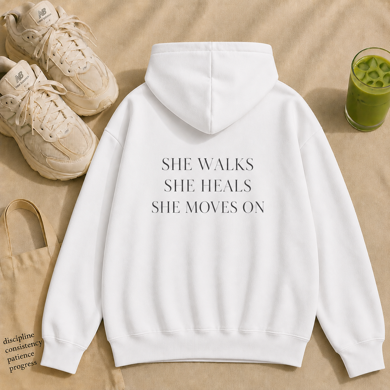 She Walks. She Heals. She Moves On Hoodie