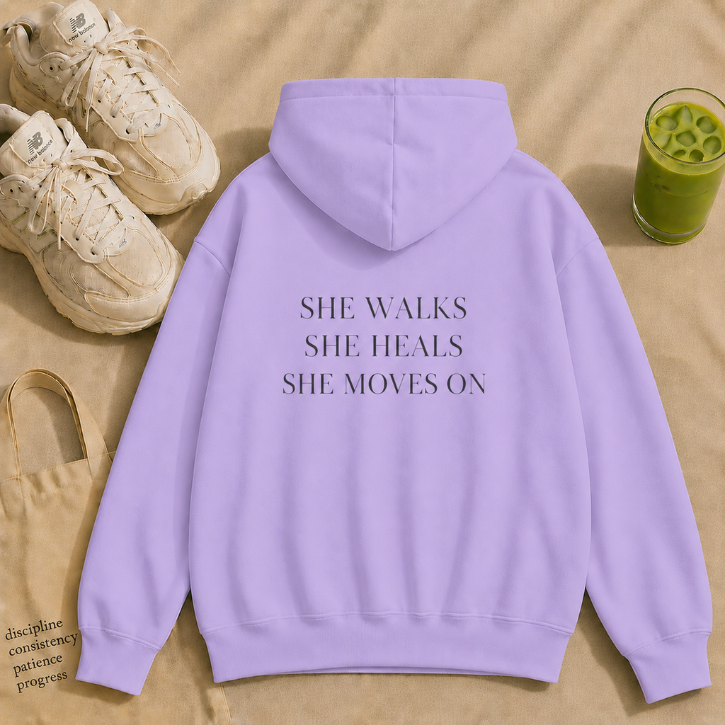 She Walks. She Heals. She Moves On Hoodie
