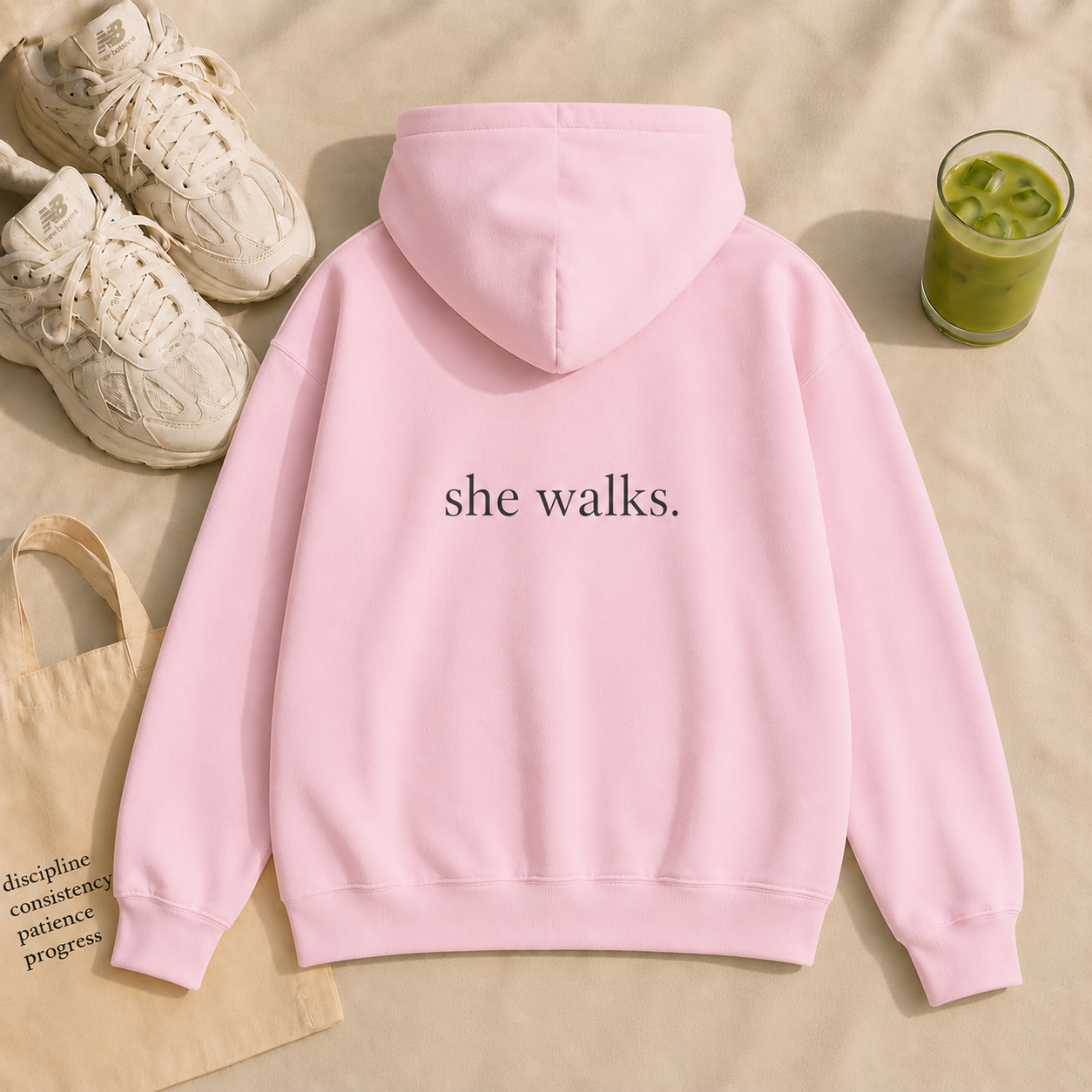 She Walks Hoodie