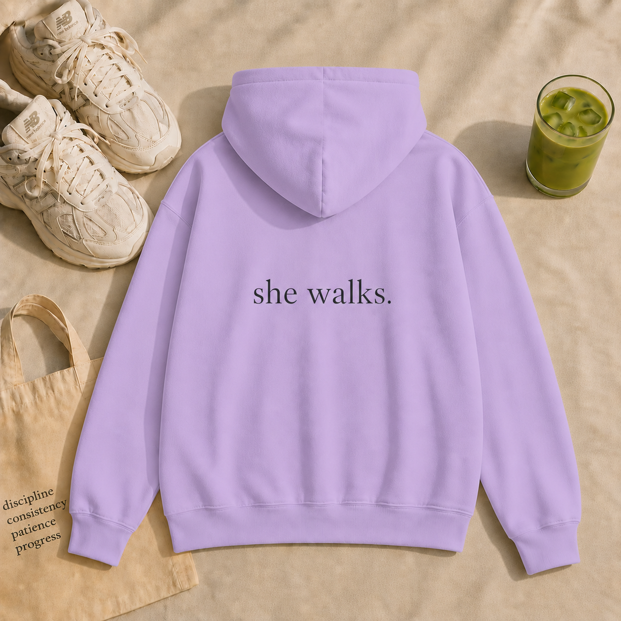 She Walks Hoodie