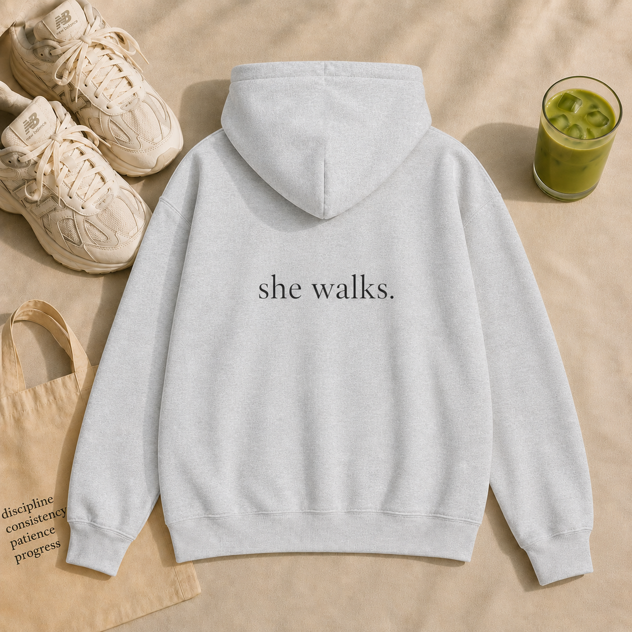 She Walks Hoodie