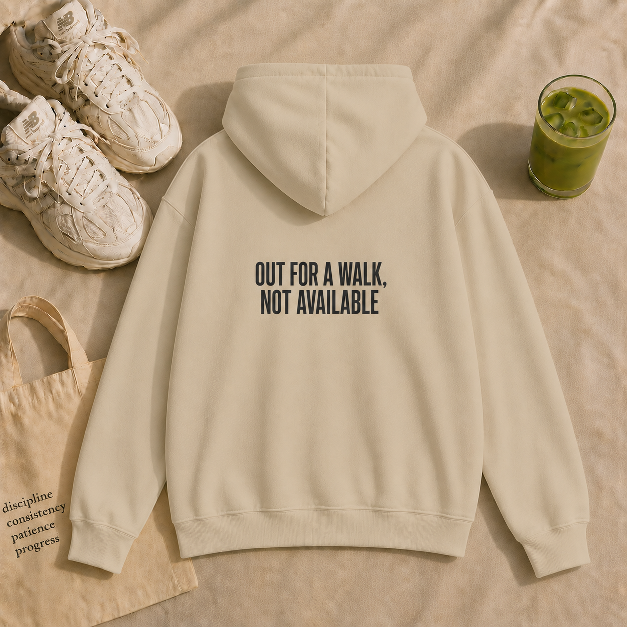 Out for a walk not available Hoodie