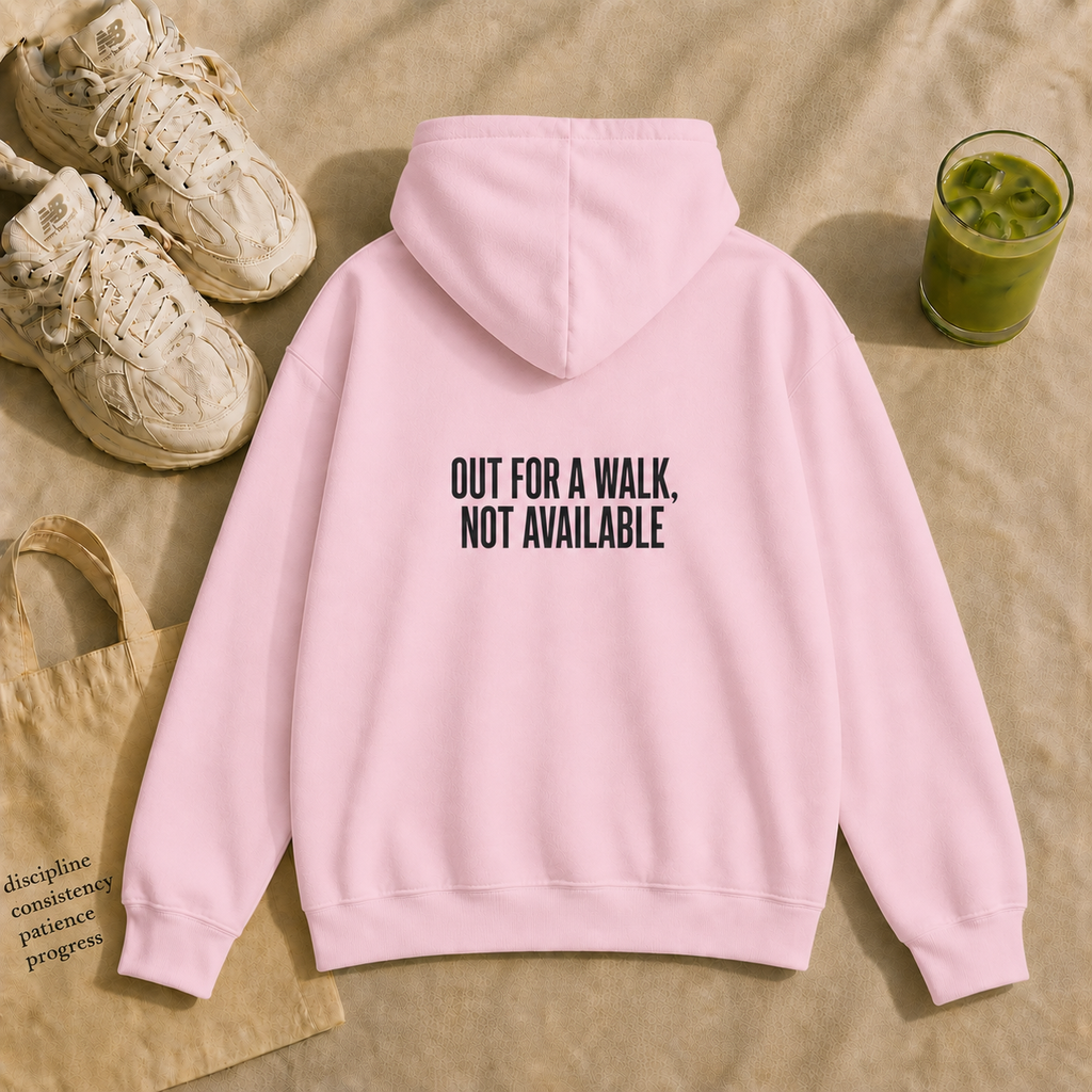 Out for a walk not available Hoodie