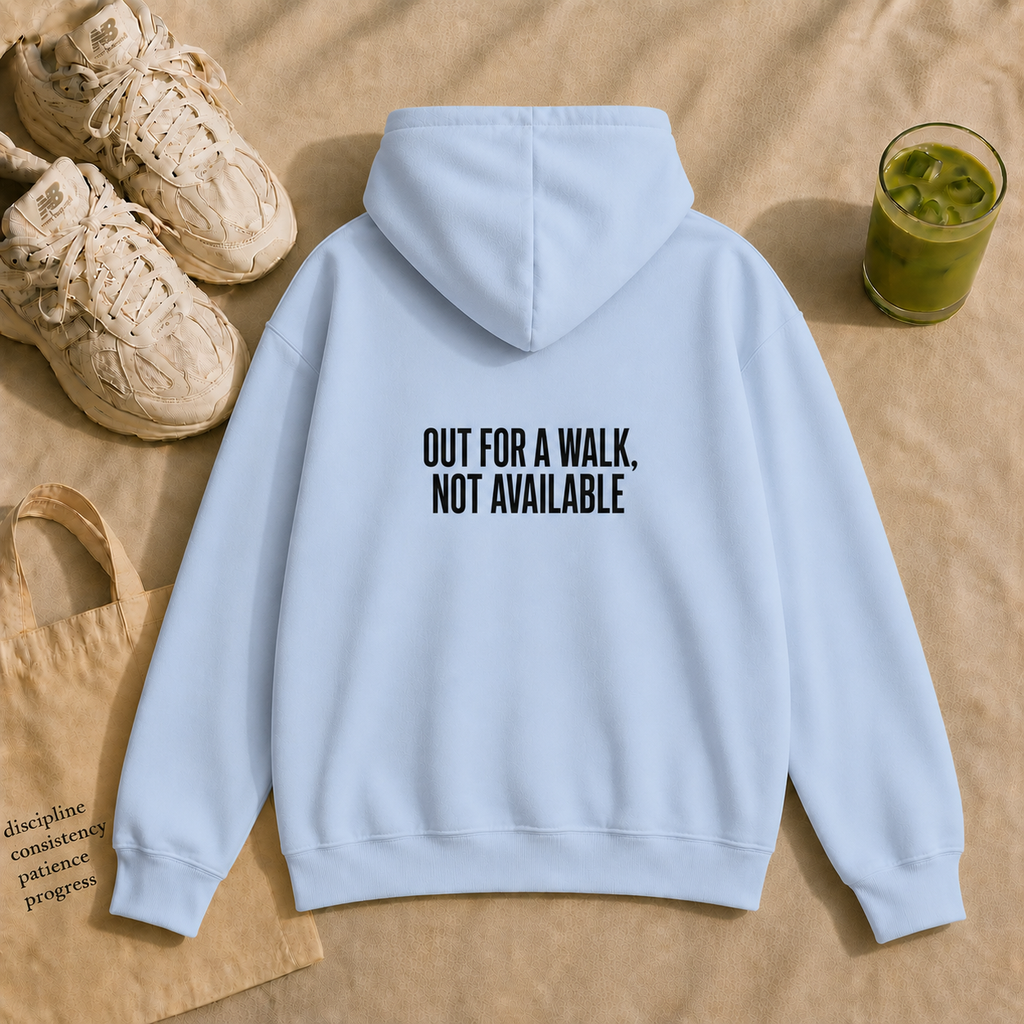 Out for a walk not available Hoodie