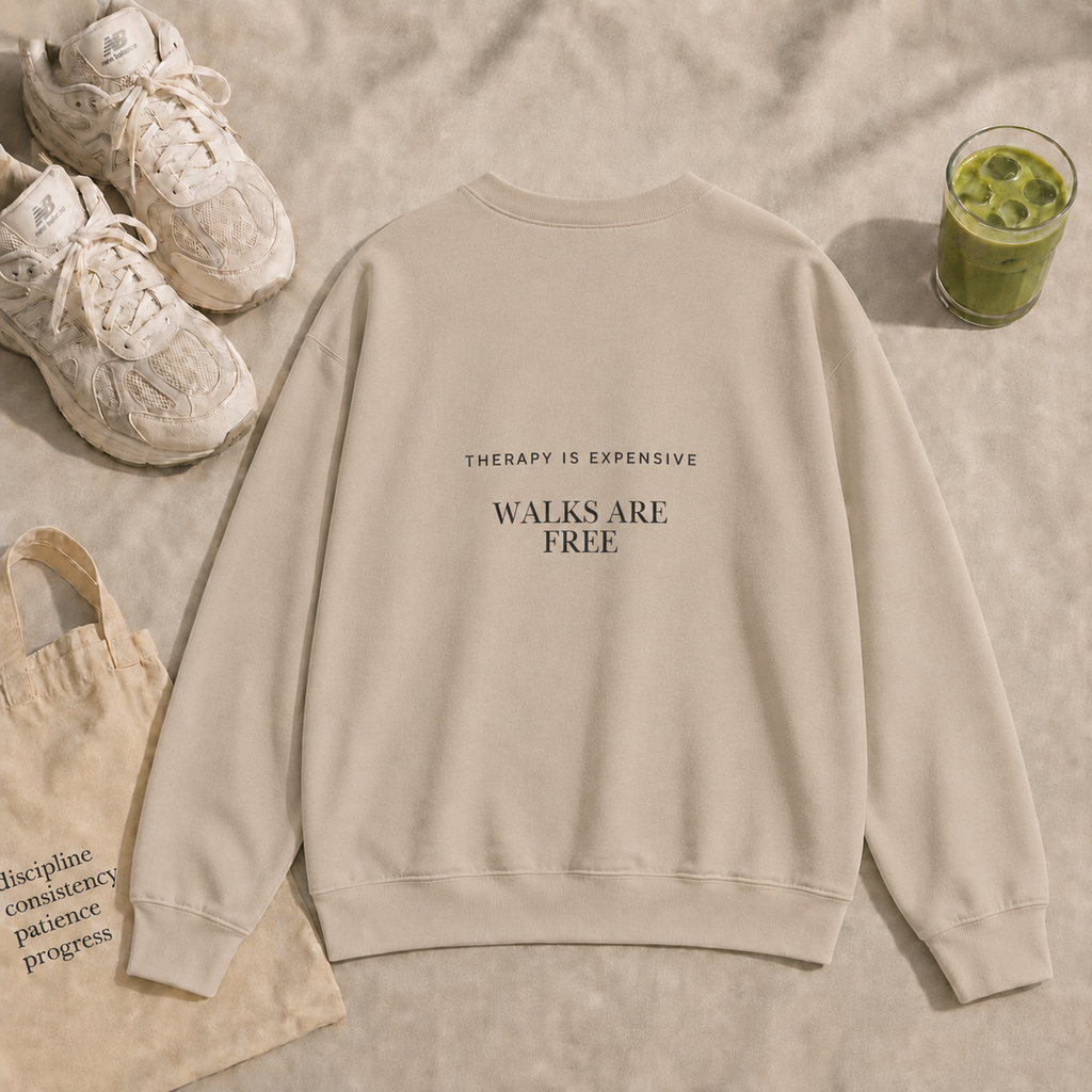 Therapy Is Expensive. Walks Are Free Sweatshirt