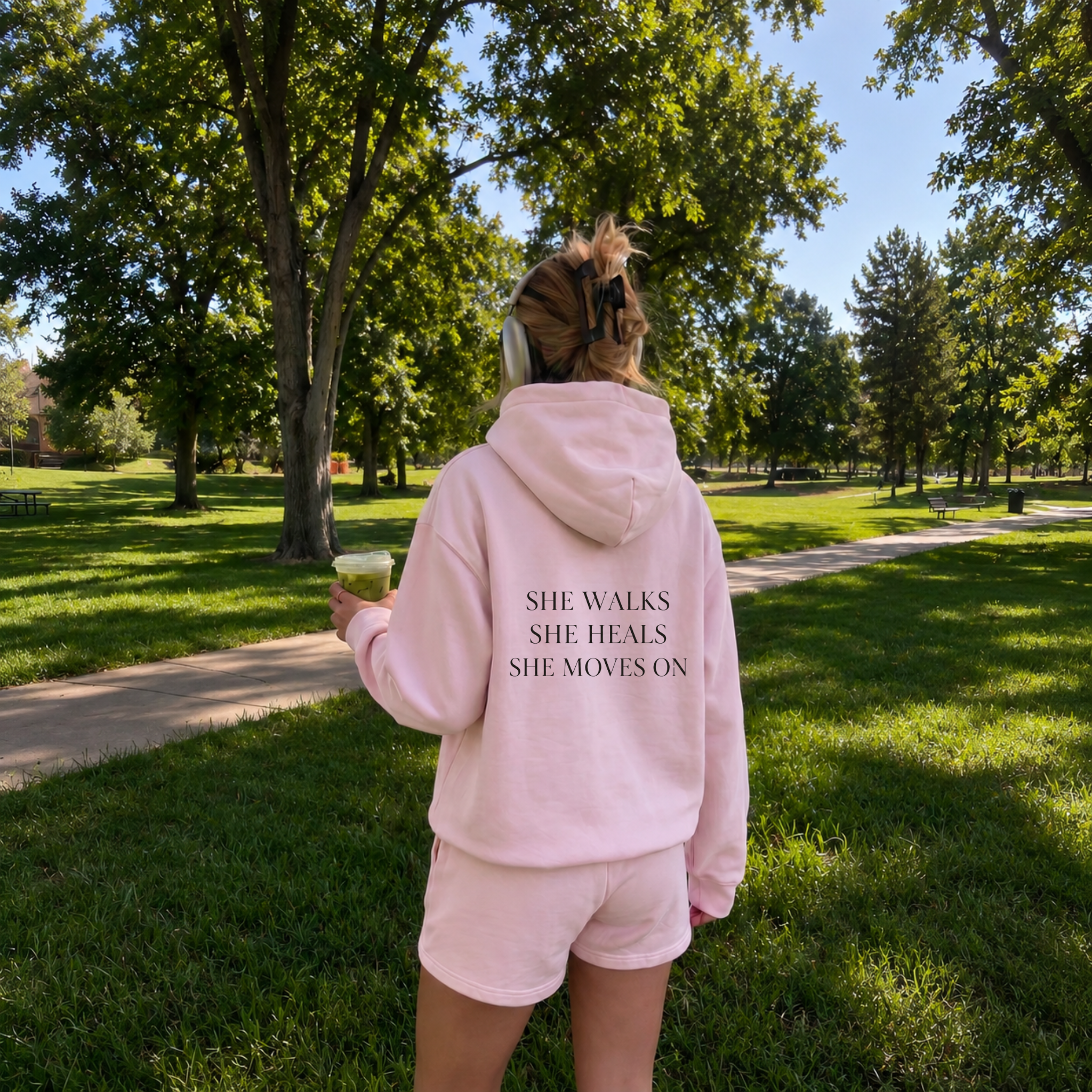 She Walks. She Heals. She Moves On Hoodie